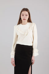 レースシフォンブラウス / Lace Chiffon Blouse