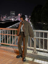 ASCLO Chocolate Brownie Denim Pants (059)