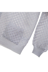 [23SS LSD COLLECTION] グリッドニットカーディガン / [23SS LSD COLLECTION] ﻿Grid Knit Cardigan