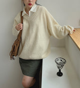 アルパカボキシーニット / Alpaca Boxy Knit (5color)