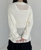 ロペマップニット/Rope Map Knit (2color)