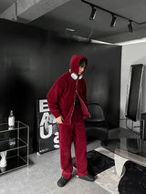 Perfect Velour Hood Zip Up (3color)