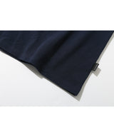 インサイズドカラーブロックピケTシャツ/Incised Color Block Pique Tee (Navy)