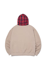 T.D BEAR Wappen Hoodie_Sand Beige (6684844589174)