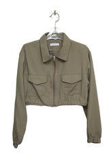 コアストリングボンバージャケット / Core string bomber jacket jk (2 colors)