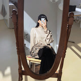 パーフェクトセミハーフネックTシャツ