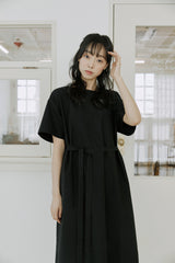 レイヤードリボンワンピース / layered ribbon onepiece black