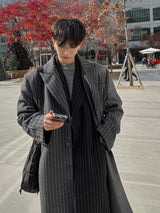 ASCLO Power Shoulder Stripe Coat (2color)