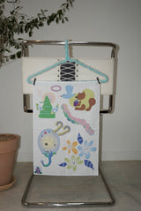 Magic forest linen poster