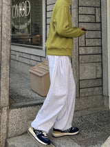 Orly side tuck pants