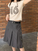 リル16スポーティーメッシュクロップ半袖Tシャツ / RilU 16 Sporty Mesh Crop Short-Sleeved T-Shirt