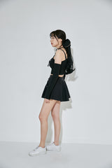 ホルターアンフテッドクロップTシャツ / (9067) Halter Unfooted Crop Tee