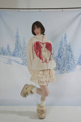 ラビットハートファージャケット Ver.2 / Rabbit Heart Fur Jacket BEIGE Ver.2
