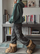ネイスデニムウォッシングカーゴパンツ