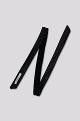 Black Velvet Dot Tie