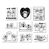 エディ&ラビ ドローイングステッカーパック / Eddy&Rabi Drawing Sticker Pack