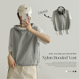 Wins Nylon String Cropped Vest