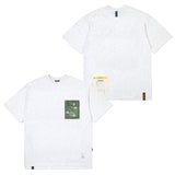 23 ペイズリーポケットオーバーサイズTシャツ / 23 PAISLEY POCKET OVERSIZED T-SHIRTS WHITE / WHITE MELANGE / BLACK / KHAKI
