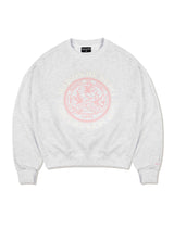 Women's Crop Maison LeLis Hidden Logo Sweatshirt AshGray(FCD1TS201W)