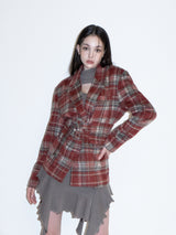 x Kyla Corste Wool Jacket (RED)