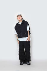 スナップワイドカーゴパンツ / Snap Wide Cargo Pants