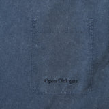 OPEN DIALOGUE SMALL LOGO TEE-NAVY