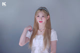  Modern Heart Rhinestone Layered Necklace - Gold Color (VIVIZ Sinb, Oh My Girl YooA, STAYC Seeun Necklace)