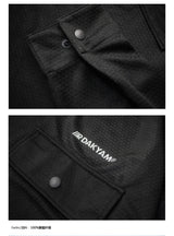 DAKYAM 2023 A/W フットボールパターンサッカールーズクールドライスポーツシャツ