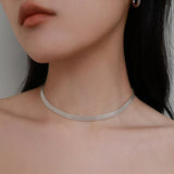 シルバーファブーネックレス / silver fabou necklace (vermeil)