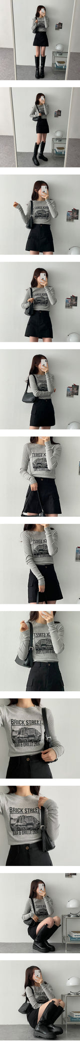 ベラアンドレタリングロングスリーブT / Bella and Lettering Long Sleeve Tee