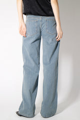 メディアムブルーローライズデニムパンツ / no.428 Medium Blue Low Rise Denim Pants