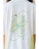カラーブロックVネックTシャツ