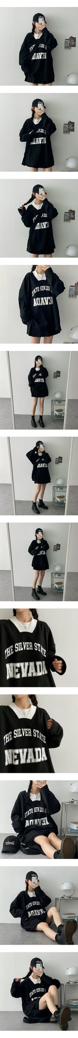ネヴァカラーVロングスリーブTシャツ/Neva Colored V Long Sleeve Tee