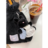 (Bunny Keyring) my name is black