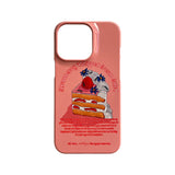 ストロベリーホイップクリームケーキ スマートフォンケース/Strawberry Whipped Cream Cake (Galaxy) Glossy Hard Case