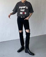 スリムフィットブラックラディッシュジーンズ / MZ237 Slim Fit Black Radish Jeans ( S ~ XXL )