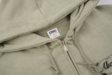 ALWAYS ZIP-UP HOODIE(SAND KHAKI PIGMENT-DYED)
