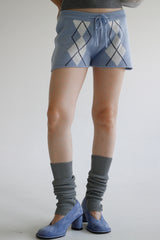 アーガイルニットショートパンツ / Argyle Knit Short Pants (3color)