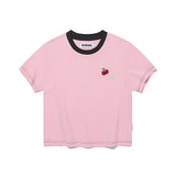 ドゥードゥルチェリーワッペンTシャツ / DOODLE CHERRY WAPPEN T-SHIRT [PINK]