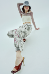 マーブルジョガーパンツ / marble jogger pant_green