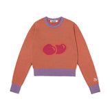 ビッグチェリーセーター / BIG CHERRY JACQUARD KNIT KS [CORAL]