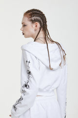 トリバルクロップドフーディ / TRIVAL CROPPED HOODY