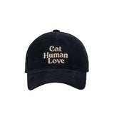 キャットヒューマンラブコーデュロイボールキャップ