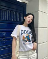 オードパフィーシリーズ CAMPING Tシャツ/ Odd Puppy Series CAMPING T-shirt