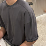 ダブルラインオーバーサイズ半袖Tシャツ / LMN Double-Line Oversized Short-Sleeved T-Shirt (5 colors)