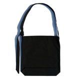 [Patchwork Canvas Bag] Reef Check - Navy (6625177763958)