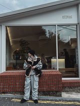 ハイネックバックルムートンベスト
