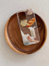 ブレッドアンドミルクジェリースマホケース/Bread and milk jelly case