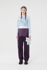 ウィティーバニークロップ丈ニット／WITTY BUNNY CROP KNIT [WHITE]