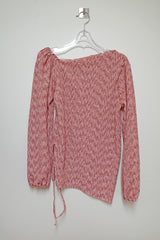 ワニアンバランスボカシブラウス/Wani Unbalanced Bokashi bl (2 colors)